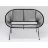Outdoormöbel-KARE Design Bank Acapulco Schwarz