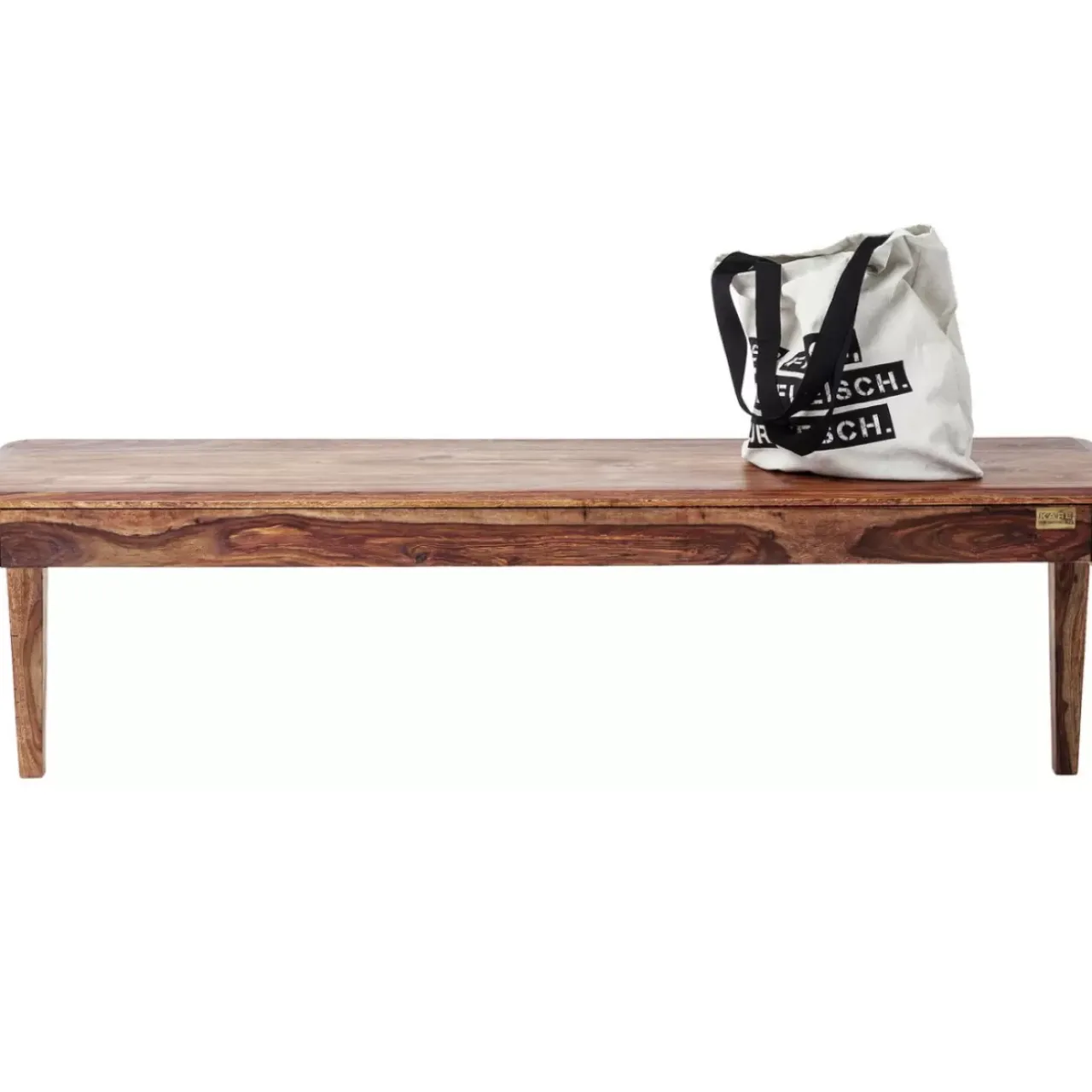 Sitzbänke-KARE Design Bank Brooklyn Nature 160Cm