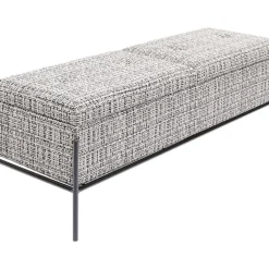 Sitzbänke-KARE Design Bank Buttons Storage B&W Gros