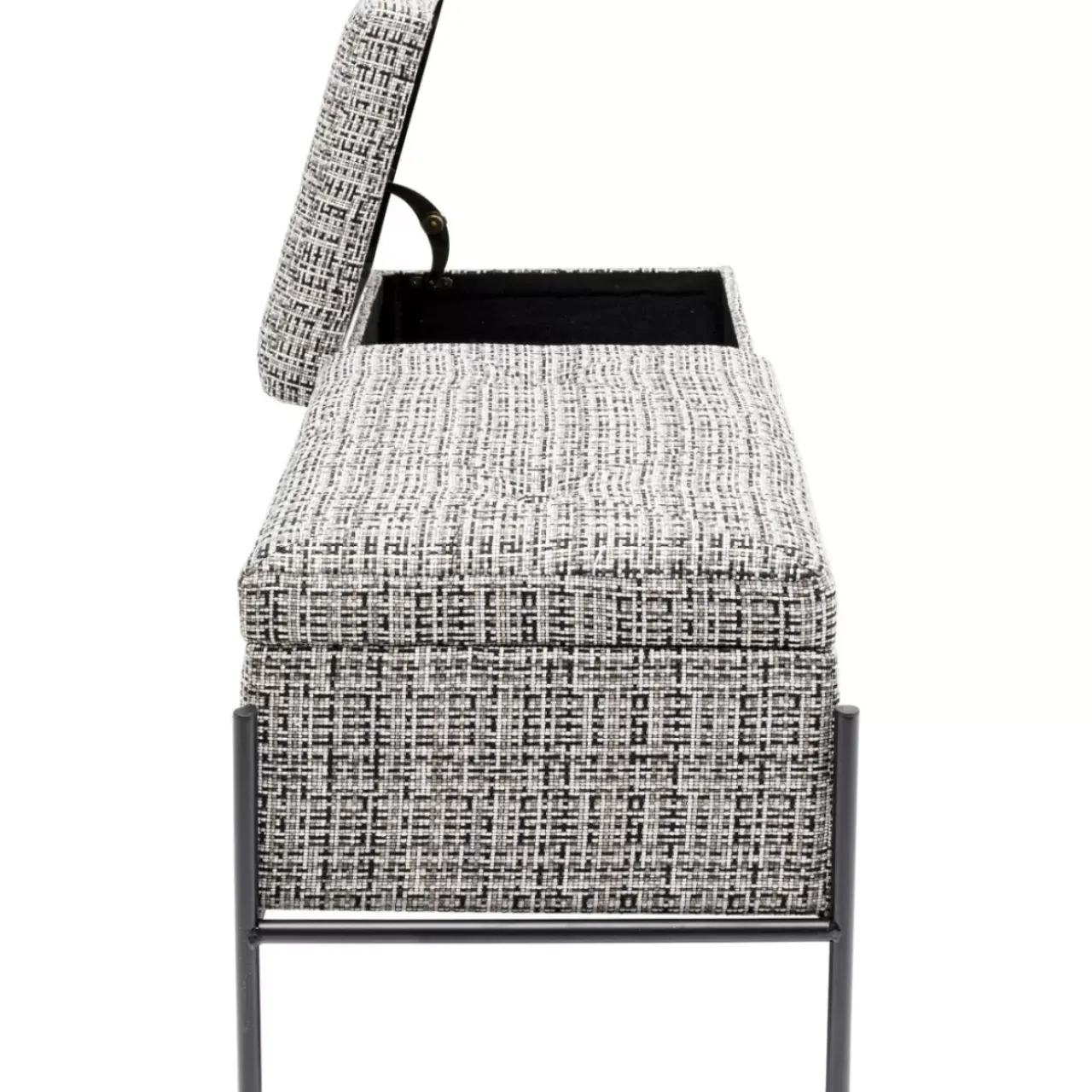 Sitzbänke-KARE Design Bank Buttons Storage B&W Gros