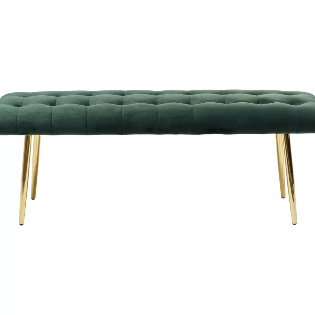 Sitzbänke-KARE Design Bank Dallas Velvet Grun 110Cm