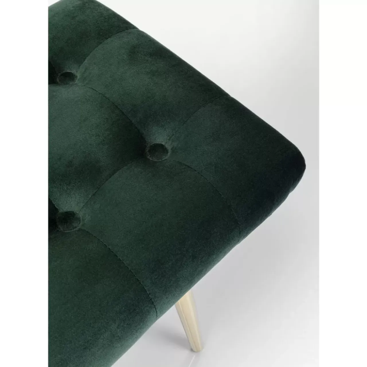 Sitzbänke-KARE Design Bank Dallas Velvet Grun 110Cm