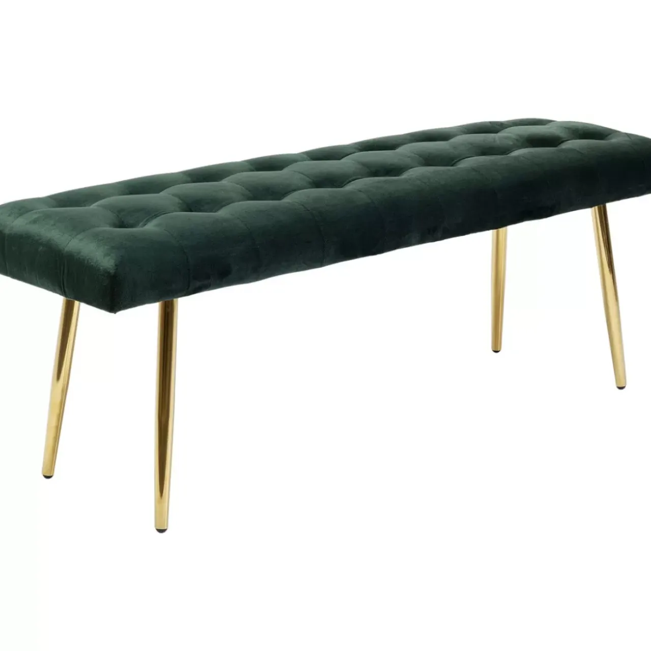 Sitzbänke-KARE Design Bank Dallas Velvet Grun 110Cm