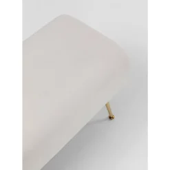 Sitzbänke-KARE Design Bank Deria Velvet Creme 110Cm