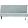Sitzbänke-KARE Design Bank Ledro Cord Blau 165Cm
