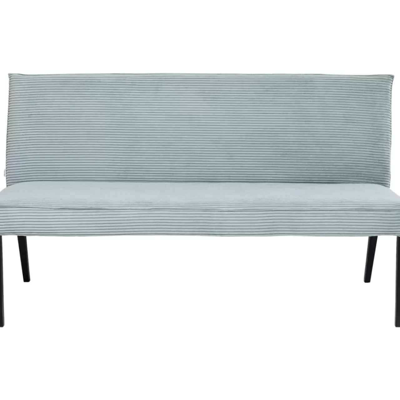 Sitzbänke-KARE Design Bank Ledro Cord Blau 165Cm