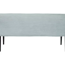 Sitzbänke-KARE Design Bank Ledro Cord Blau 165Cm