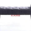 Sitzbänke-KARE Design Bank Lofty Grau Schwarz