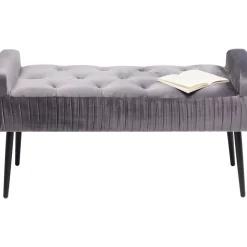 Sitzbänke-KARE Design Bank Lofty Grau Schwarz