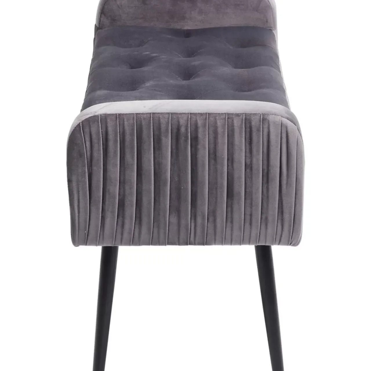 Sitzbänke-KARE Design Bank Lofty Grau Schwarz