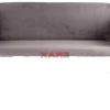 Sitzbänke-KARE Design Bank Mode Velvet Grau