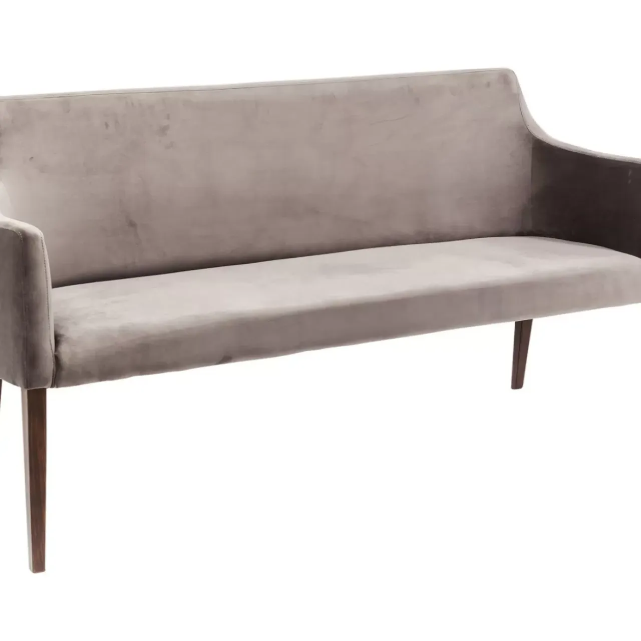 Sitzbänke-KARE Design Bank Mode Velvet Grau