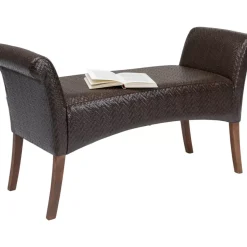 Sitzbänke-KARE Design Bank Motley Textum Braun