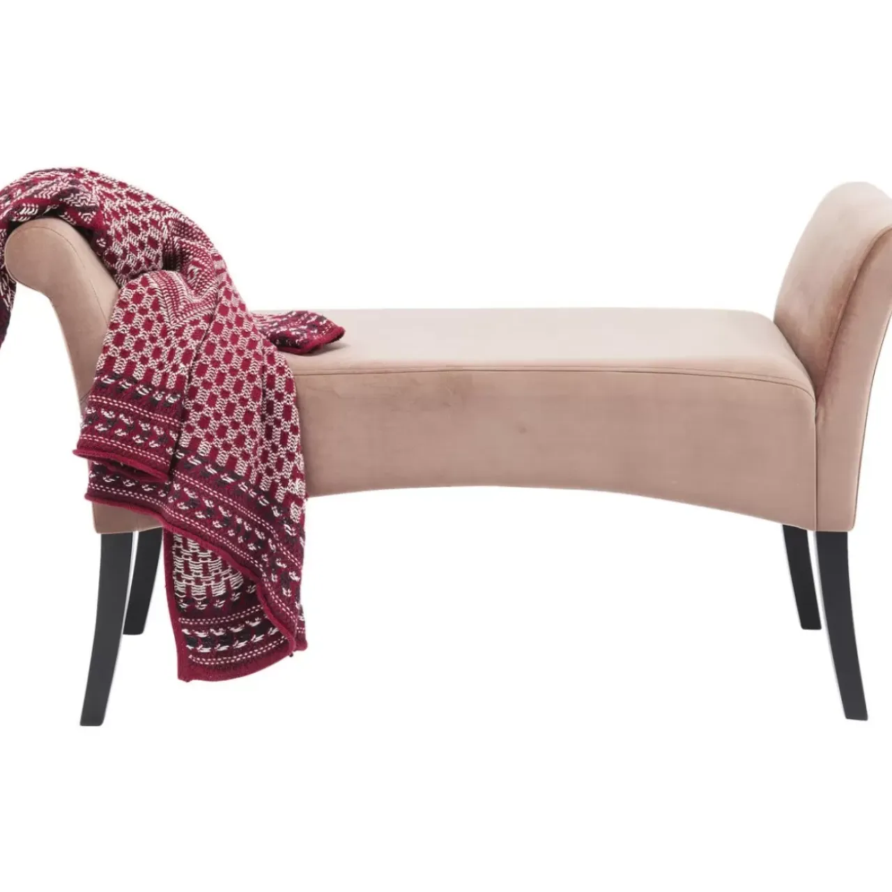 Sitzbänke-KARE Design Bank Motley Velvet Rose