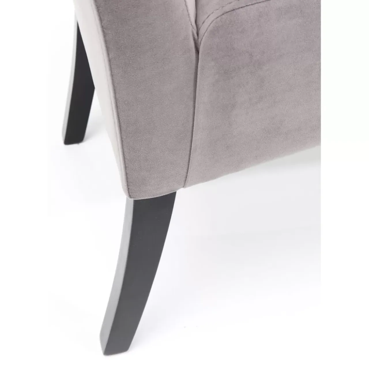 Sitzbänke-KARE Design Bank Motley Velvet Silvergrey