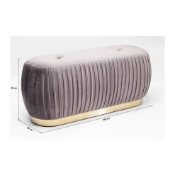 Sitzbänke-KARE Design Bank Pigalle 100Cm