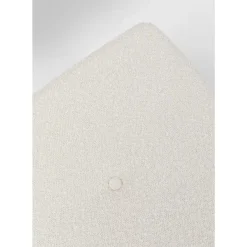 Sitzbänke-KARE Design Bank Smart Boucle Creme Schwarz 90Cm