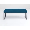 Sitzbänke-KARE Design Bank Smart Petrol Schwarz 90Cm