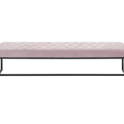Sitzbänke-KARE Design Bank Smart Rosa Schwarz 150X40Cm