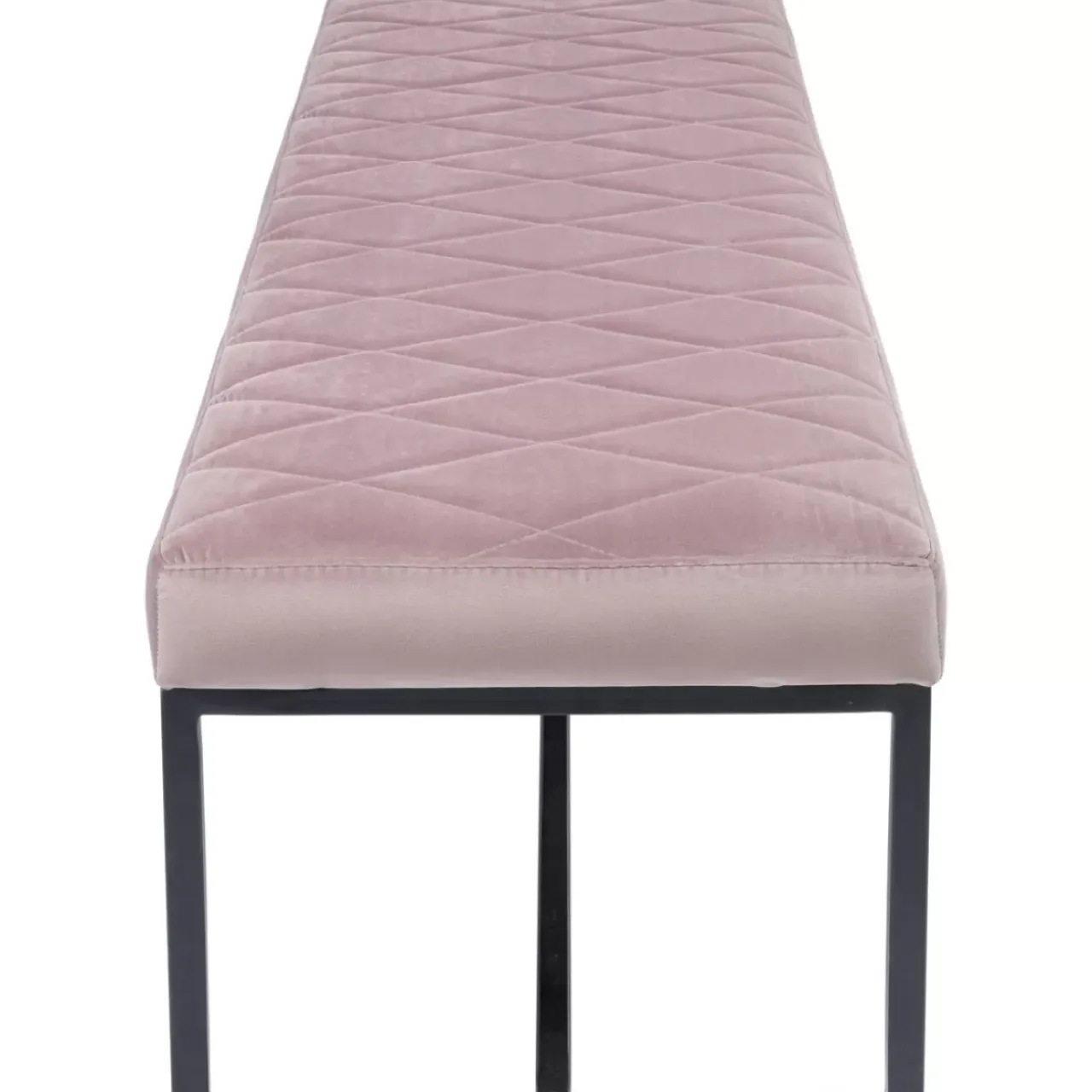 Sitzbänke-KARE Design Bank Smart Rosa Schwarz 150X40Cm