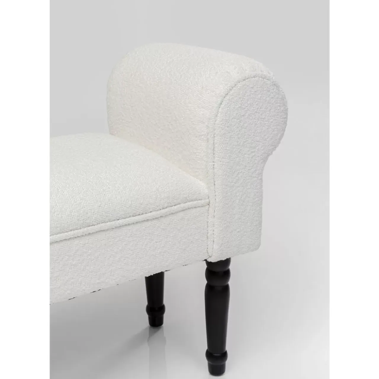 Sitzbänke-KARE Design Bank Wing Creme Schwarz