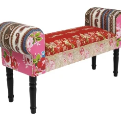 Sitzbänke-KARE Design Bank Wing Patchwork Red