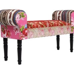 Sitzbänke-KARE Design Bank Wing Patchwork Red