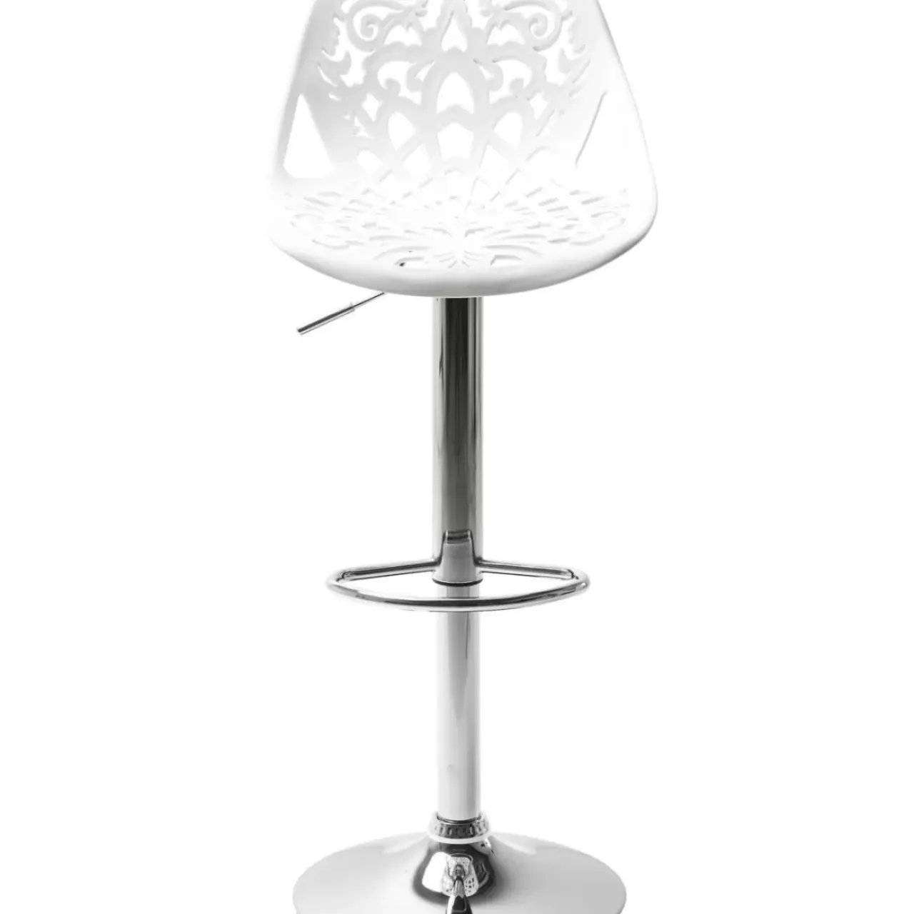 Sitzbänke-KARE Design Barhocker Ornament White