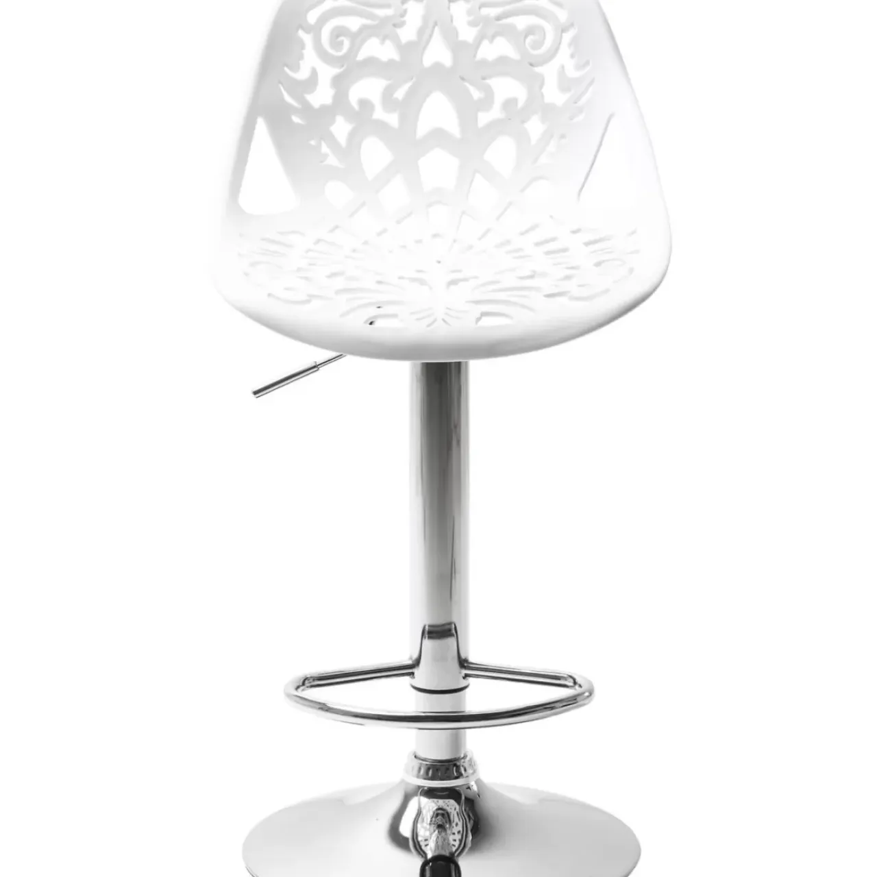 Sitzbänke-KARE Design Barhocker Ornament White