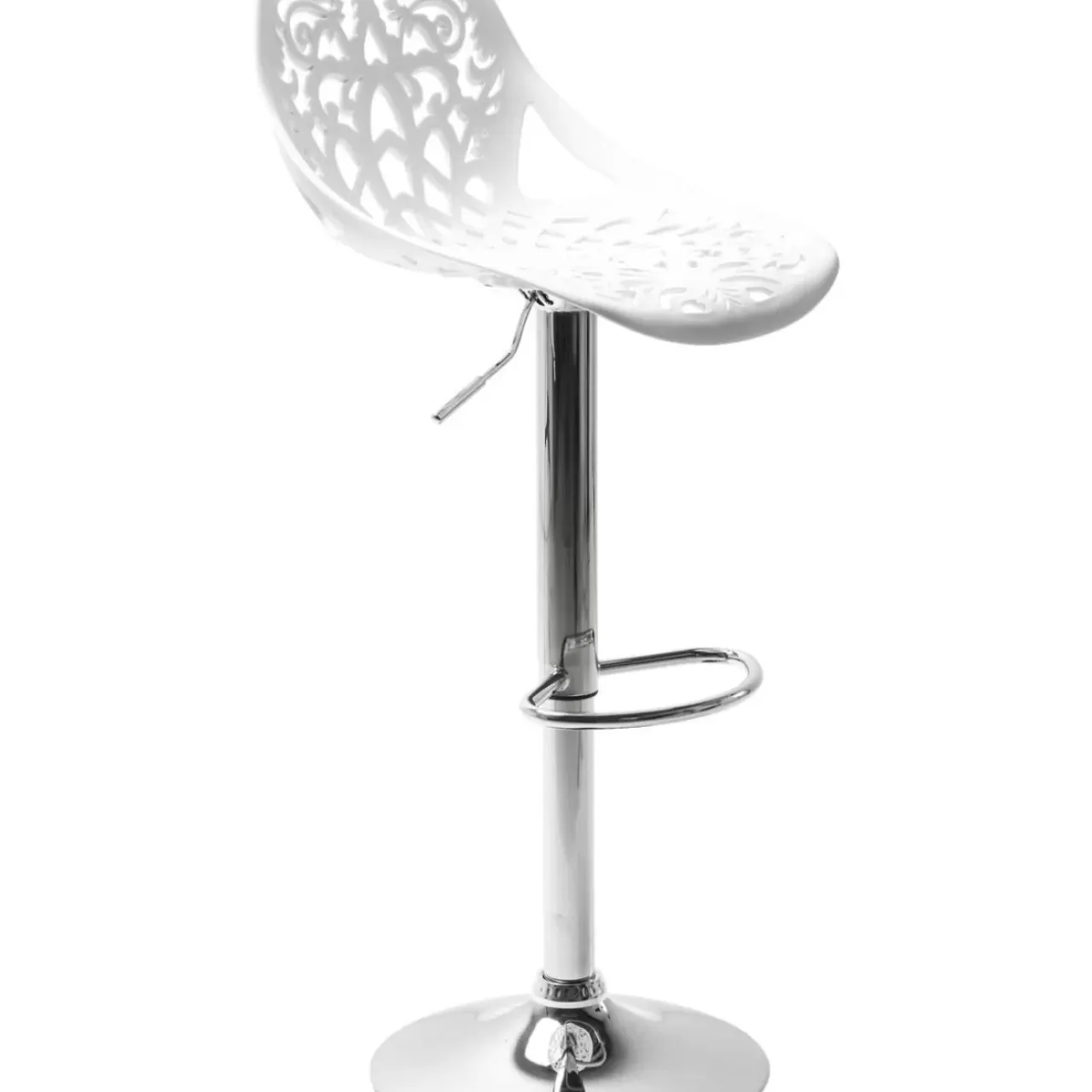 Sitzbänke-KARE Design Barhocker Ornament White