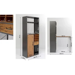 Bars-KARE Design Barschrank Vinoteca