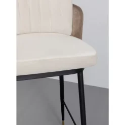 Sitzbänke-KARE Design Barstuhl Hojas Beige