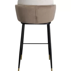 Sitzbänke-KARE Design Barstuhl Hojas Beige