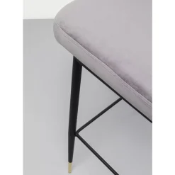 Sitzbänke-KARE Design Barstuhl Hojas Grau