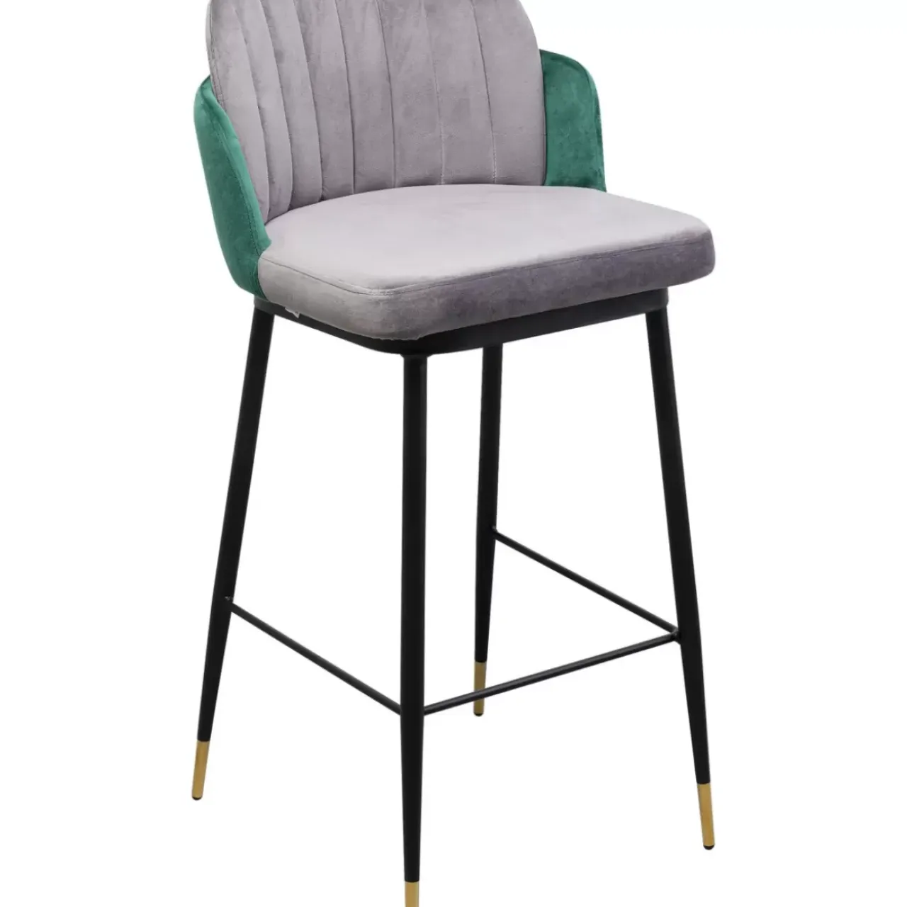 Sitzbänke-KARE Design Barstuhl Hojas Grau