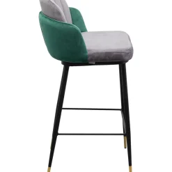 Sitzbänke-KARE Design Barstuhl Hojas Grau