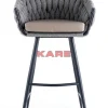 Sitzbänke-KARE Design Barstuhl Knot Tweed
