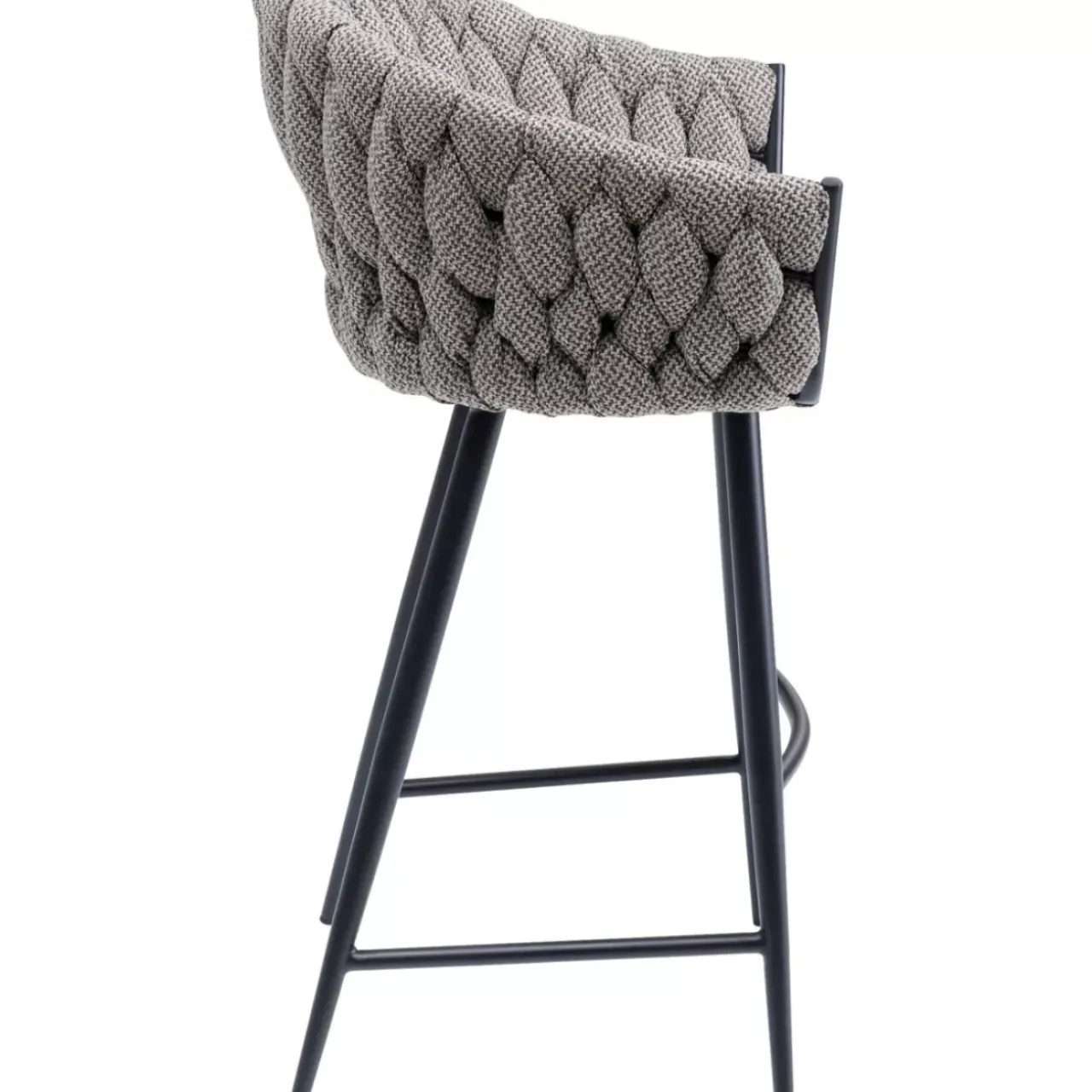 Sitzbänke-KARE Design Barstuhl Knot Tweed