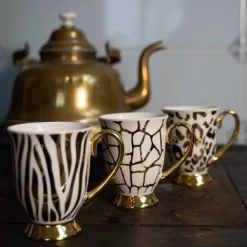 Geschirr & Tischaccessoires-KARE Design Becher Wild Mosaik