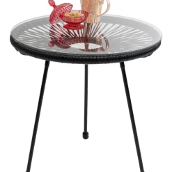 Outdoormöbel-KARE Design Beistelltisch Acapulco Schwarz