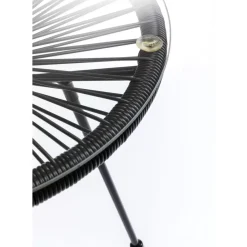 Outdoormöbel-KARE Design Beistelltisch Acapulco Schwarz