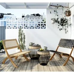 Tische-KARE Design Beistelltisch African Drums (2/Set)