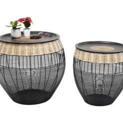 Tische-KARE Design Beistelltisch African Drums (2/Set)