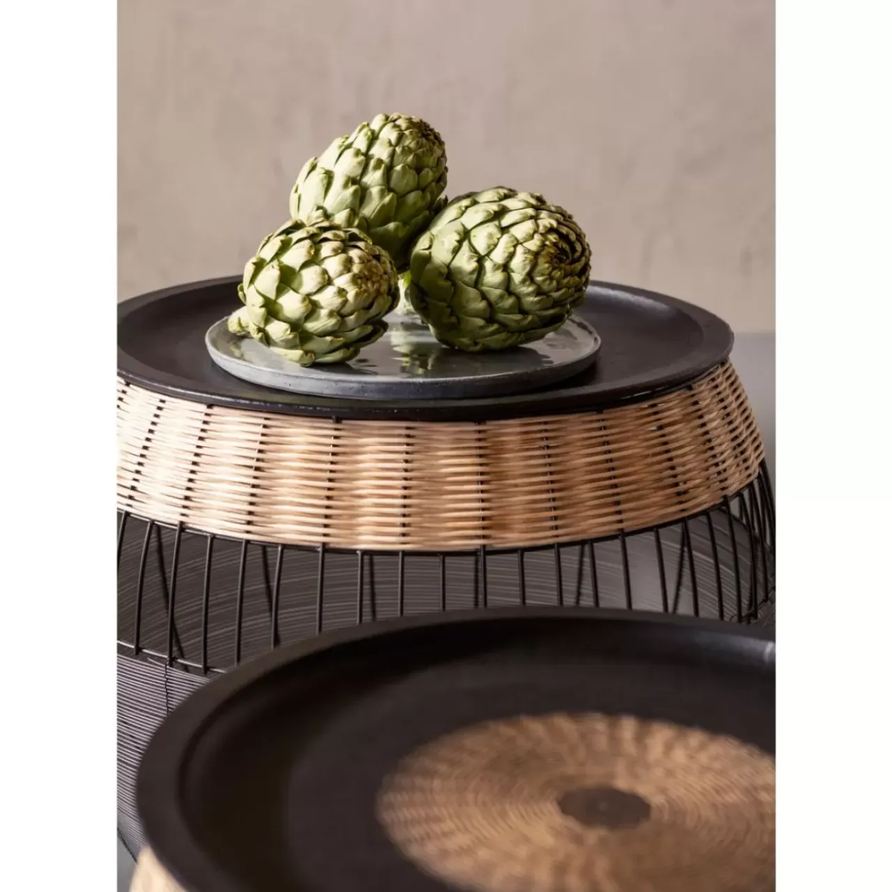 Tische-KARE Design Beistelltisch African Drums (2/Set)