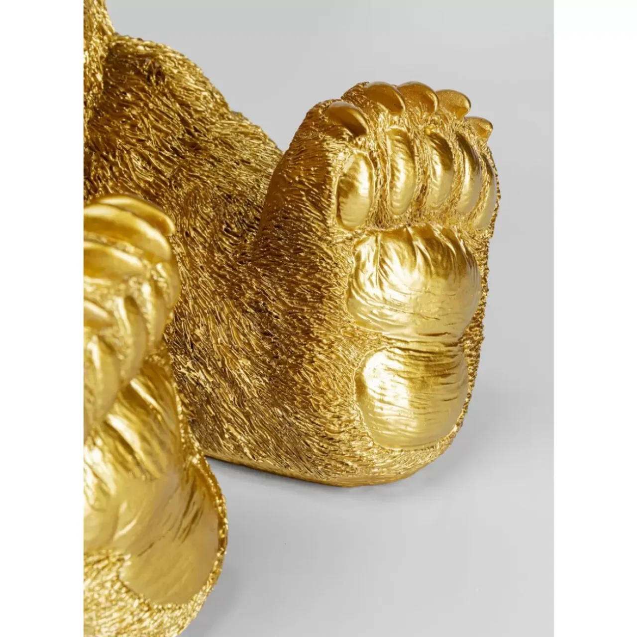 Tische-KARE Design Beistelltisch Animal Bear Gold O40Cm