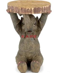 Tische-KARE Design Beistelltisch Animal Elefant O35Cm