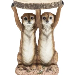 Tische-KARE Design Beistelltisch Animal Meerkat Sisters O33Cm