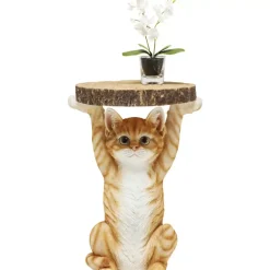 Tische-KARE Design Beistelltisch Animal Ms Cat O33Cm