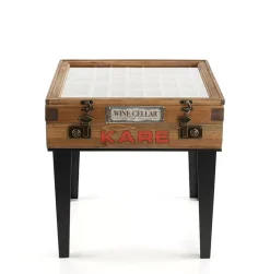 Tische-KARE Design Beistelltisch Collector Nature 55X55Cm