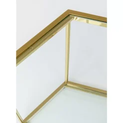 Tische-KARE Design Beistelltisch Comb Gold 55